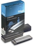 BJH-B20 C Blues Harp in C Dur, Mundharmonika von Stagg