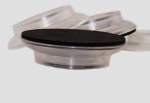 Klavieruntersetzer Transparent-Acryl 100mm Plastic plate for piano,