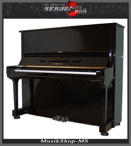Klavier Yamaha U3 H schwarz poliert.