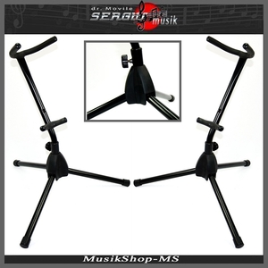 Saxophonstnder Stnder fr Saxophon Stand Stativ Alt/Tenor schwarz Neu