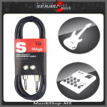 Kabel 3 M Gitarren Kabel deluxe Instrumentkabel 6mm Klinke auf Klinke Neu