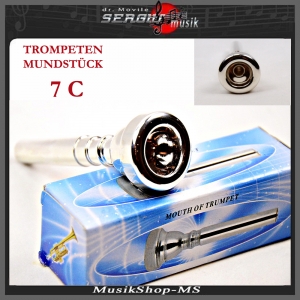 Trompetenmundstck Mundstck fr Trompete in Silber NEU 5C