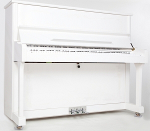 Steinhoff Klavier UP113 Weis poliert;